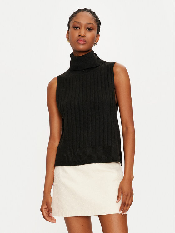 Водолазка свитер обычный крой Beluna 14094218 Vila, черный 
Водолазка свитер обычный крой Beluna 14094218 Vila, черный