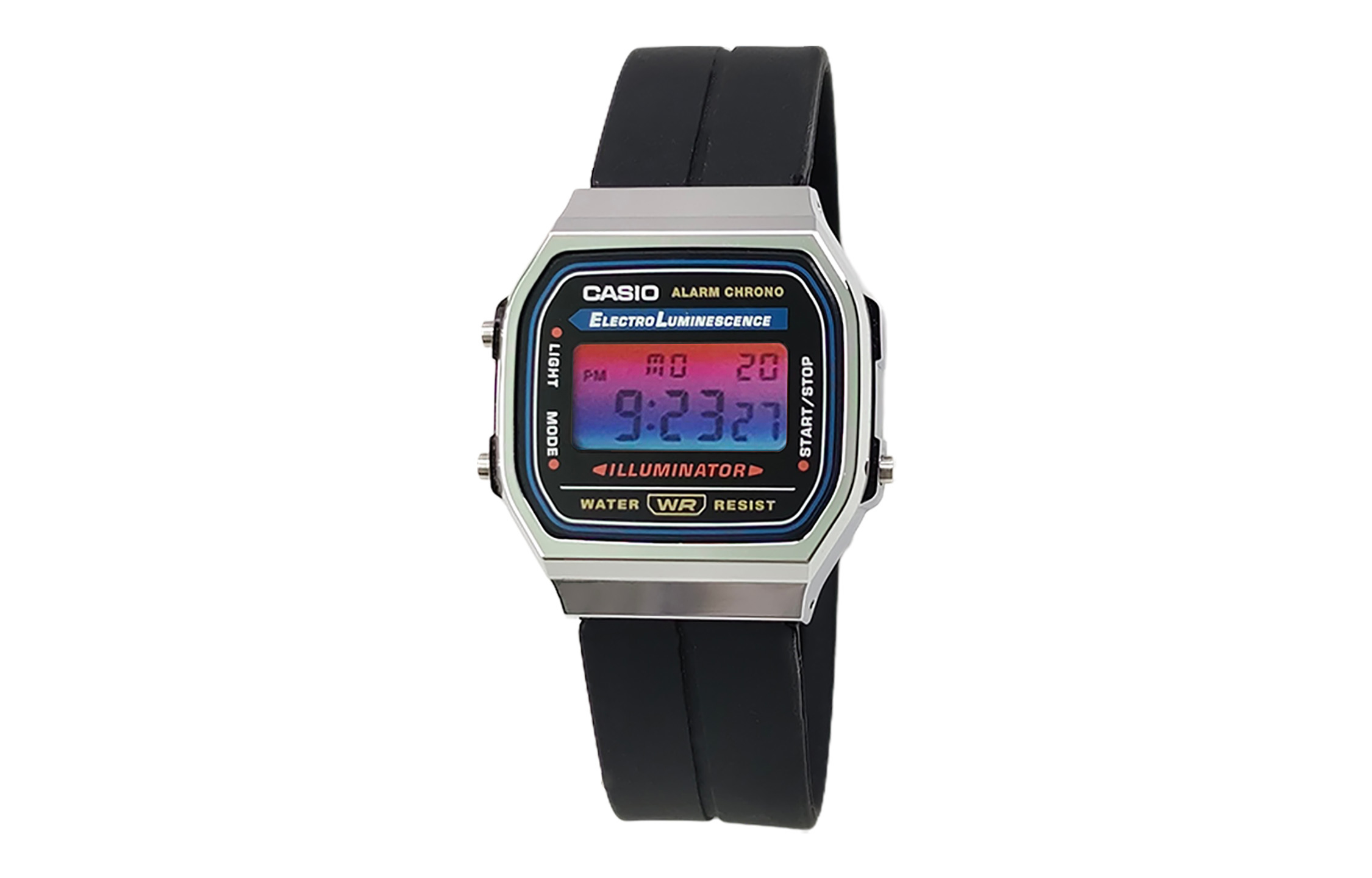 CASIO Кварцевые часы Retrofit Series с силиконовым ремешком, мужские часы с черным циферблатом
CASIO Кварцевые часы Retrofit Series с силиконовым ремешком, мужские часы с черным циферблатом