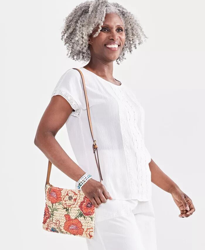 Женский топ «летучая мышь» с круглым вырезом и отделкой крючком Style & Co, бежевый
Женский топ «летучая мышь» с круглым вырезом и отделкой крючком Style & Co, бежевый