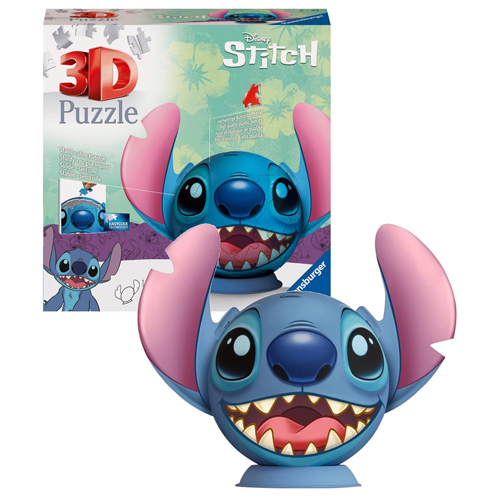 Пазлы Stitch With Ears 3D Puzzle Ball, 72Pc
Пазлы Stitch With Ears 3D Puzzle Ball, 72Pc