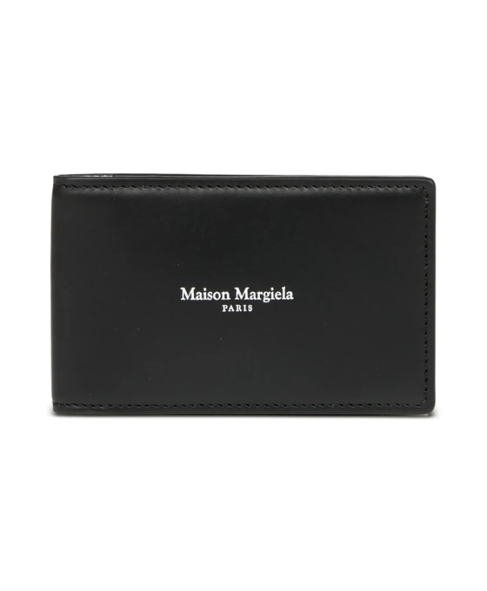 Черный кошелек для карт с логотипом спереди Maison Margiela, черный
Черный кошелек для карт с логотипом спереди Maison Margiela, черный