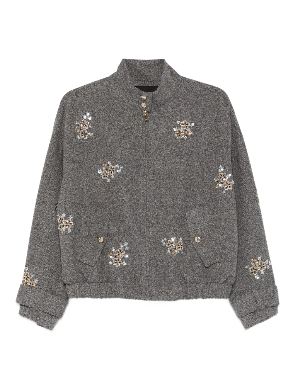 Бомбер с пайетками Maje, серый
Бомбер с пайетками Maje, серый
