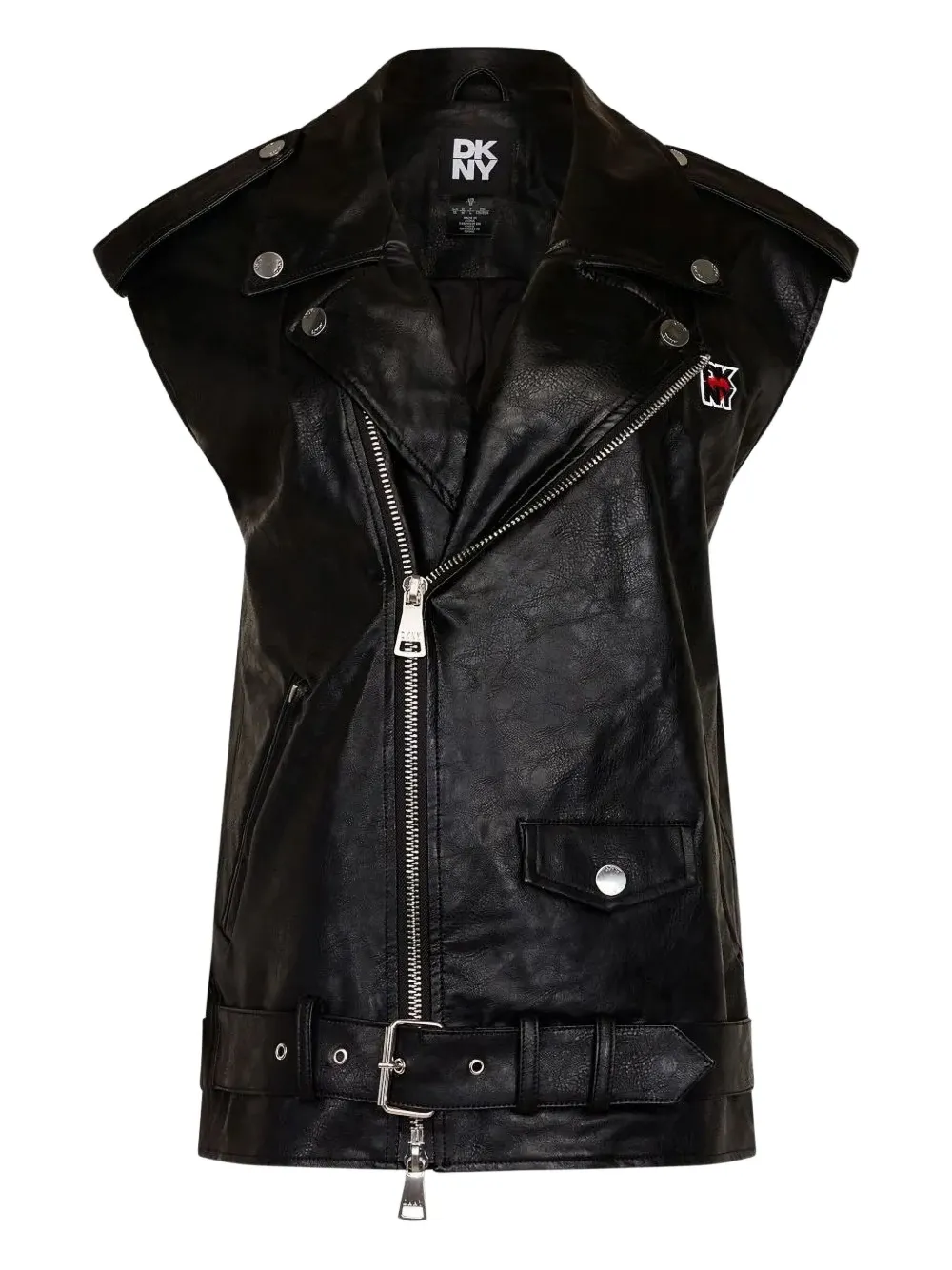 Жилет без рукавов с поясом DKNY, черный
Жилет без рукавов с поясом DKNY, черный