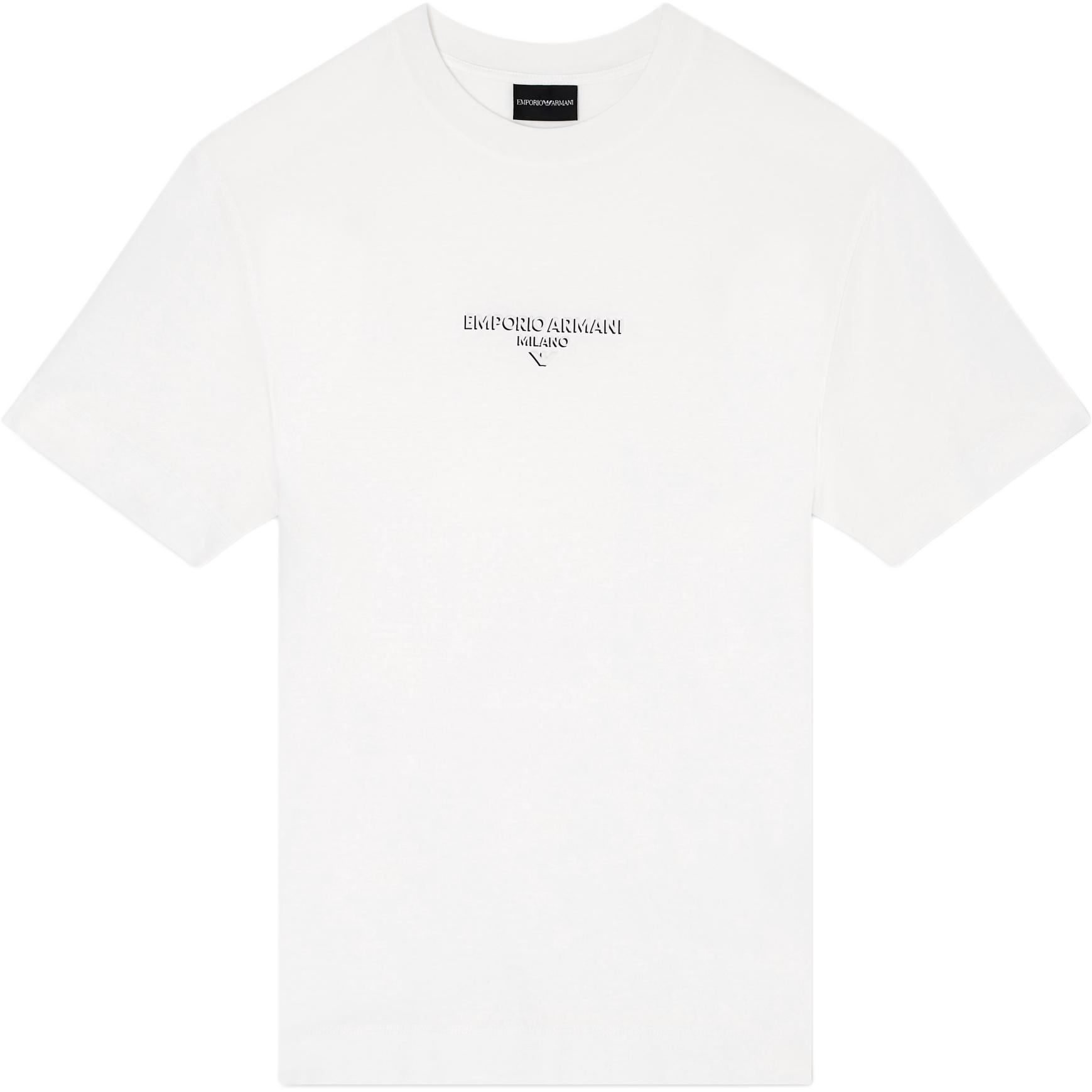 Футболка из смесового джерси лиоцелл с 3D логотипом EMPORIO ARMANI, белый
Футболка из смесового джерси лиоцелл с 3D логотипом EMPORIO ARMANI, белый