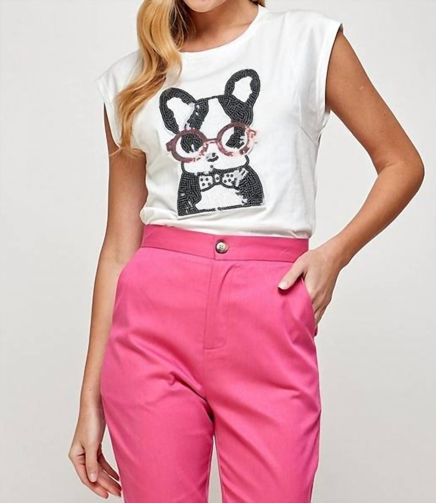 Топ Terrier Muscle в белом цвете ELLISON
Топ Terrier Muscle в белом цвете ELLISON