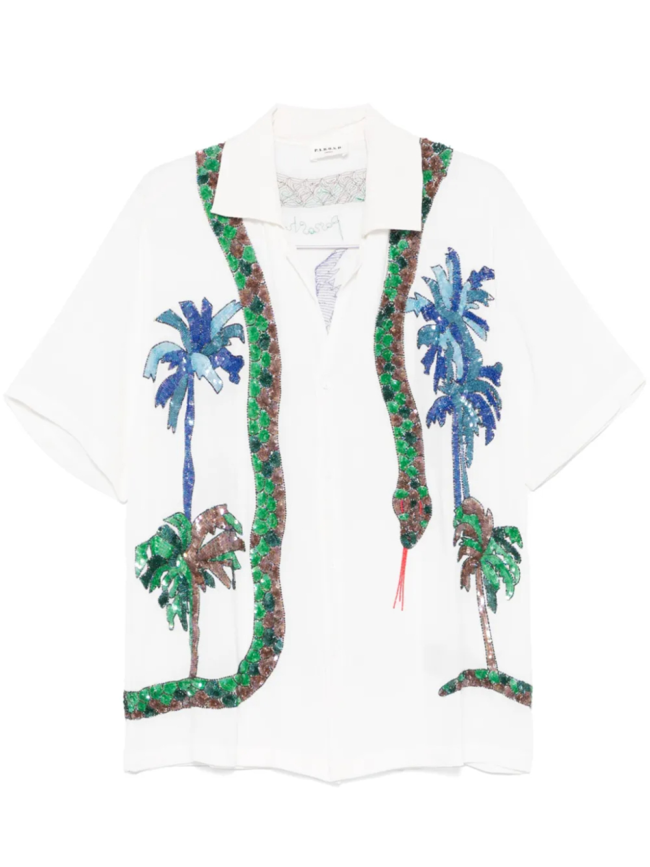 P.A.R.O.S.H. рубашка с пайетками, белый
P.A.R.O.S.H. рубашка с пайетками, белый
