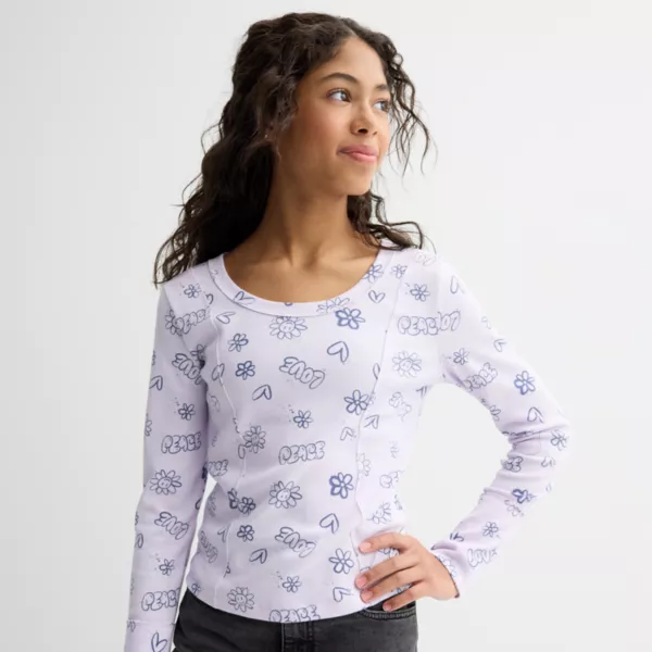 Длинный рукав с боковыми швами для девочек 6-20 лет в обычных и больших размерах So, цвет purple love
Длинный рукав с боковыми швами для девочек 6-20 лет в обычных и больших размерах So, цвет purple love