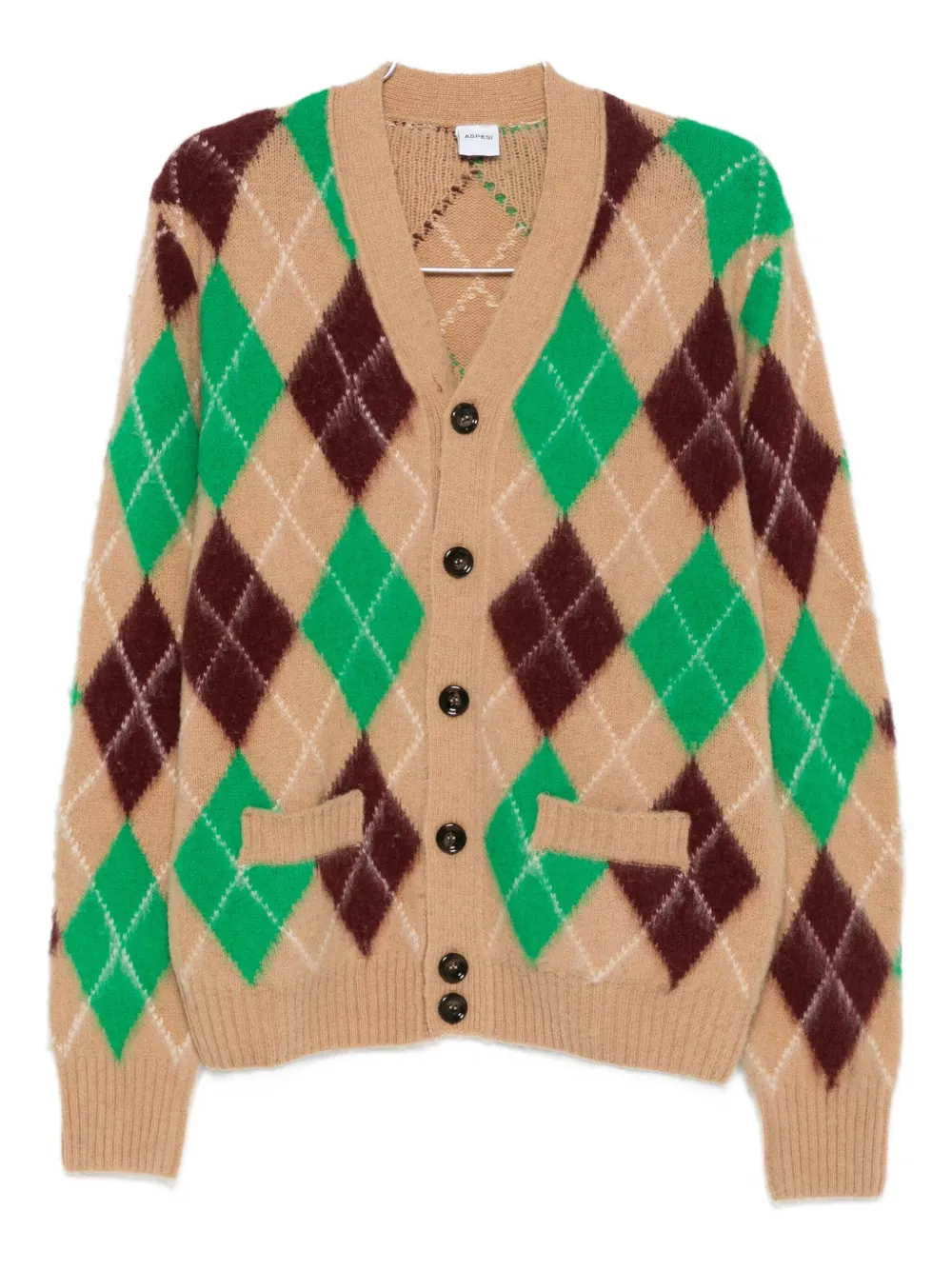 Кофта с узором "аргайл" Aspesi, нейтральный
Кофта с узором "аргайл" Aspesi, нейтральный