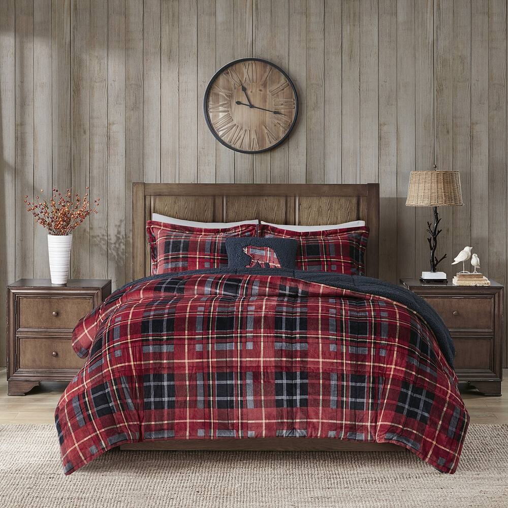 Альтернативный комплект одеял Woolrich Alton Plush to Sherpa с флисовым пухом и декоративной подушкой, цвет Red Plaid
Альтернативный комплект одеял Woolrich Alton Plush to Sherpa с флисовым пухом и декоративной подушкой, цвет Red Plaid