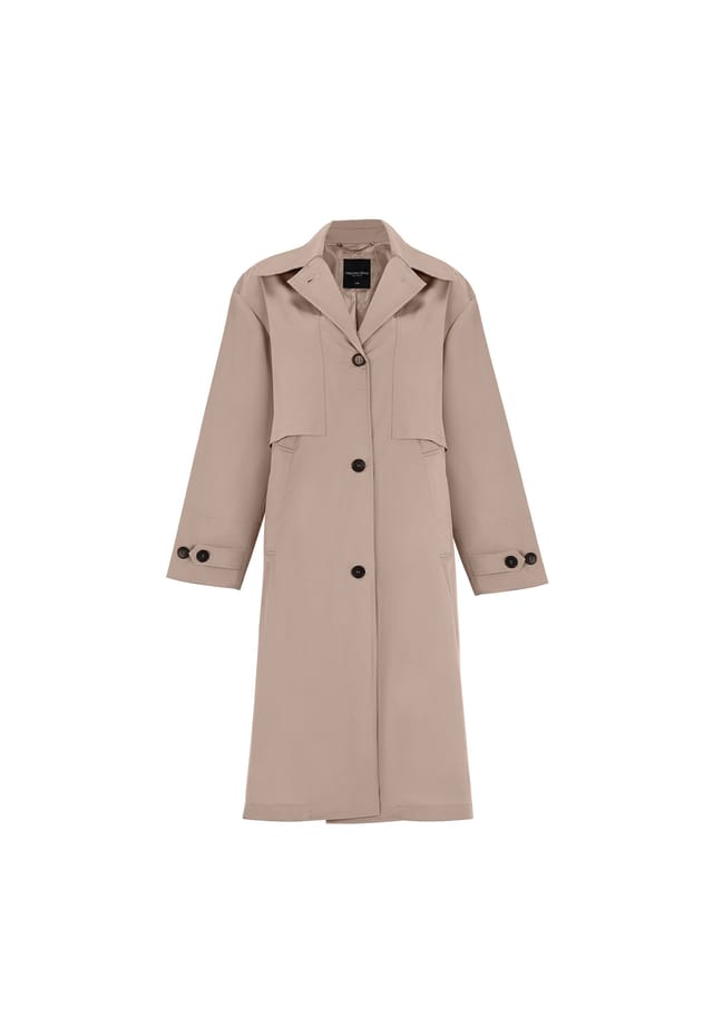 Пальто-Тренч Cecilia в классическом дизайне Freshlions, бежевый
Пальто-Тренч Cecilia в классическом дизайне Freshlions, бежевый
