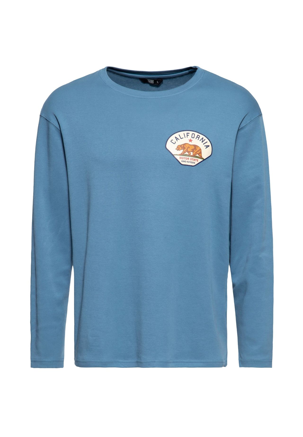 Рубашка с длинными рукавами и принтом California Motor State на груди KING KEROSIN, синий
Рубашка с длинными рукавами и принтом California Motor State на груди KING KEROSIN, синий