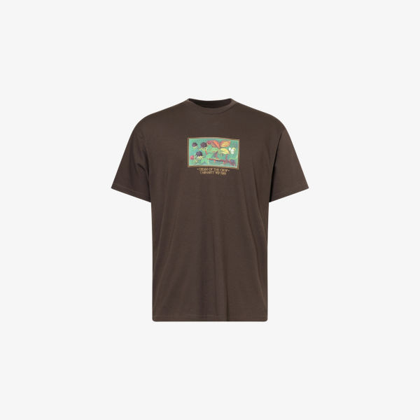 Футболка из хлопка с круглым вырезом и графическим принтом Carhartt Wip, цвет vitola
Футболка из хлопка с круглым вырезом и графическим принтом Carhartt Wip, цвет vitola