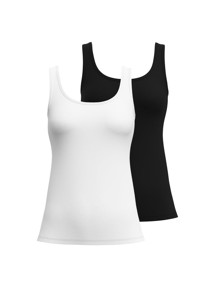 Майка Calida, белый/черный
Майка Calida, белый/черный