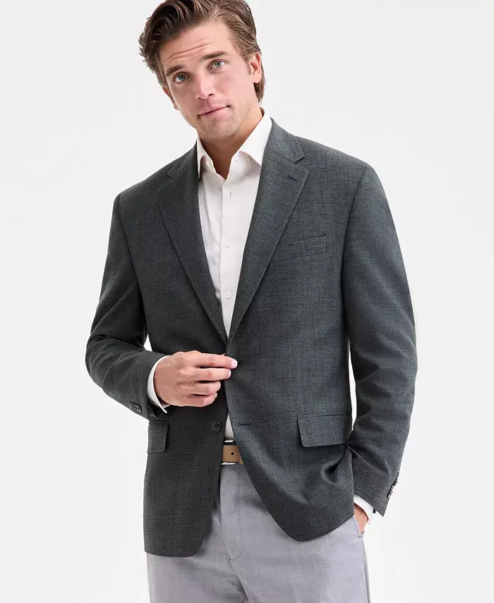 Мужской спортивный пиджак классического кроя из эластичной ткани Michael Kors, зеленый
Мужской спортивный пиджак классического кроя из эластичной ткани Michael Kors, зеленый