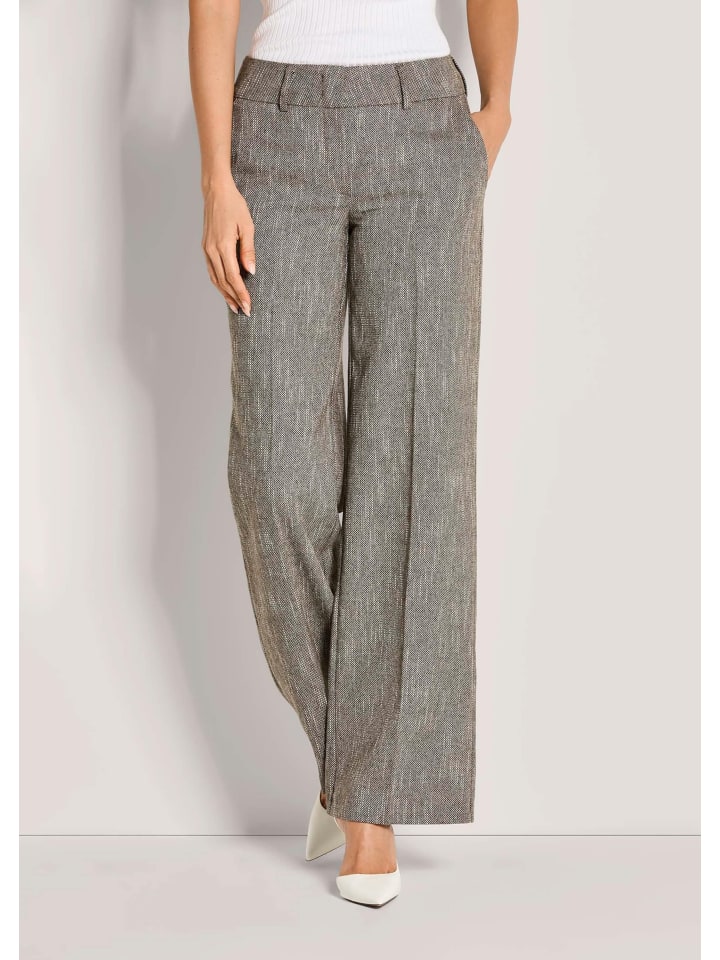 MADELEINE Твидовые брюки с эластичным поясом, цвет капучино / кремовый / меланж
MADELEINE Твидовые брюки с эластичным поясом, цвет капучино / кремовый / меланж