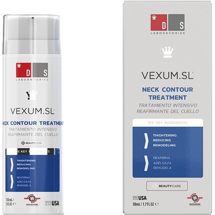 Vexum.Sl Укрепляющий крем для шеи от двойного подбородка, подтягивающий и подтягивающий крем для шеи, 50 мл, Ds Laboratories
Vexum.Sl Укрепляющий крем для шеи от двойного подбородка, подтягивающий и подтягивающий крем для шеи, 50 мл, Ds Laboratories