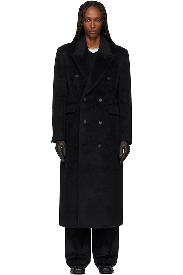 Длинное двубортное приталенное пальто из шерсти и альпаки Tonywack, черный
Длинное двубортное приталенное пальто из шерсти и альпаки Tonywack, черный