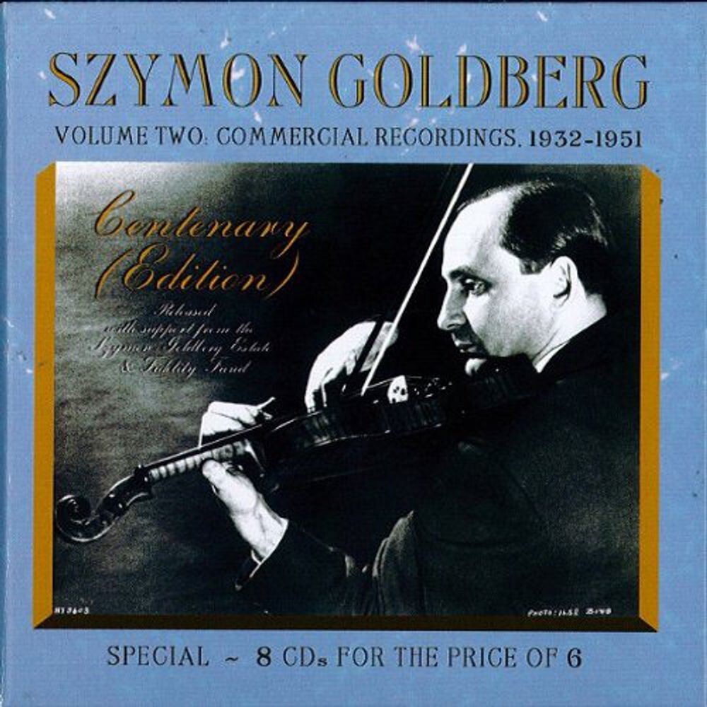 Диск CD Vol. 2-Commercial Recordings 1 - Szymon Goldberg
Диск CD Vol. 2-Commercial Recordings 1 - Szymon Goldberg