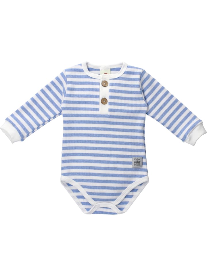 Makoma Боди с длинными рукавами и синими полосками
Makoma Боди с длинными рукавами и синими полосками