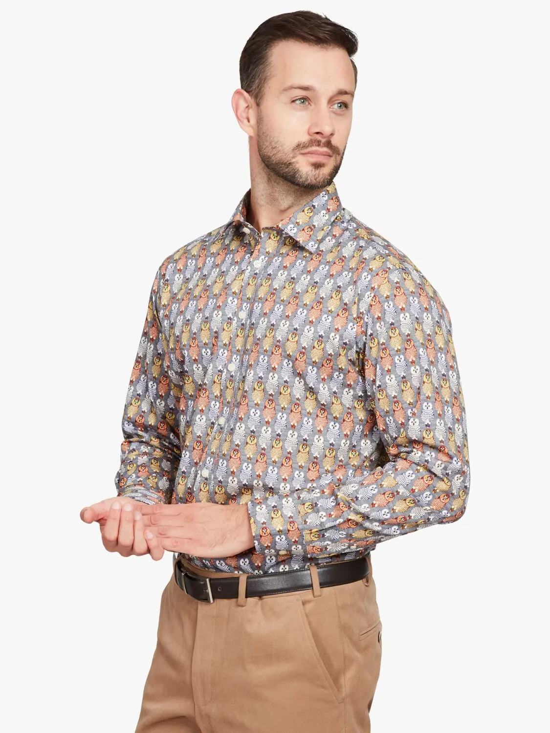 Рубашка с длинным рукавом с принтом совы Simon Carter, мульти
Рубашка с длинным рукавом с принтом совы Simon Carter, мульти