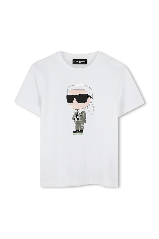 Детская хлопковая футболка Karl Lagerfeld, белый
Детская хлопковая футболка Karl Lagerfeld, белый