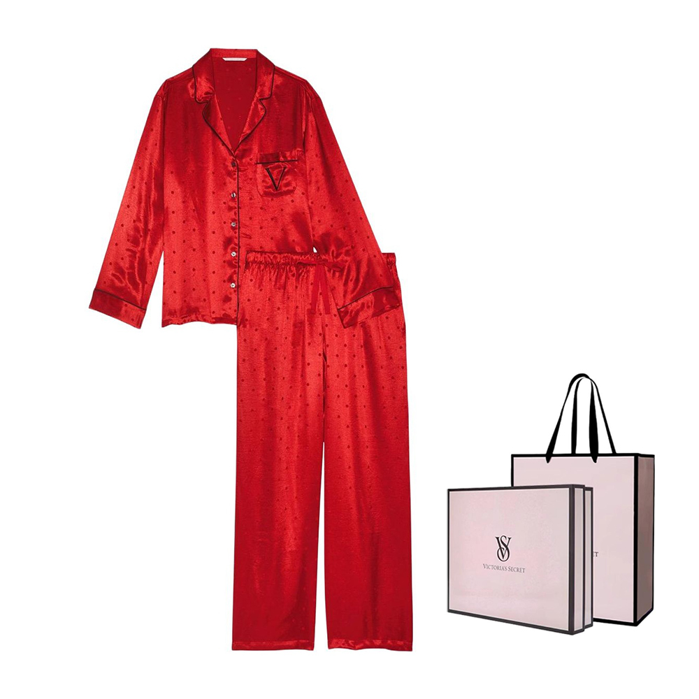Женский комплект пижамы Victoria's Secret, красный (базовый комплект)
Женский комплект пижамы Victoria's Secret, красный (базовый комплект)