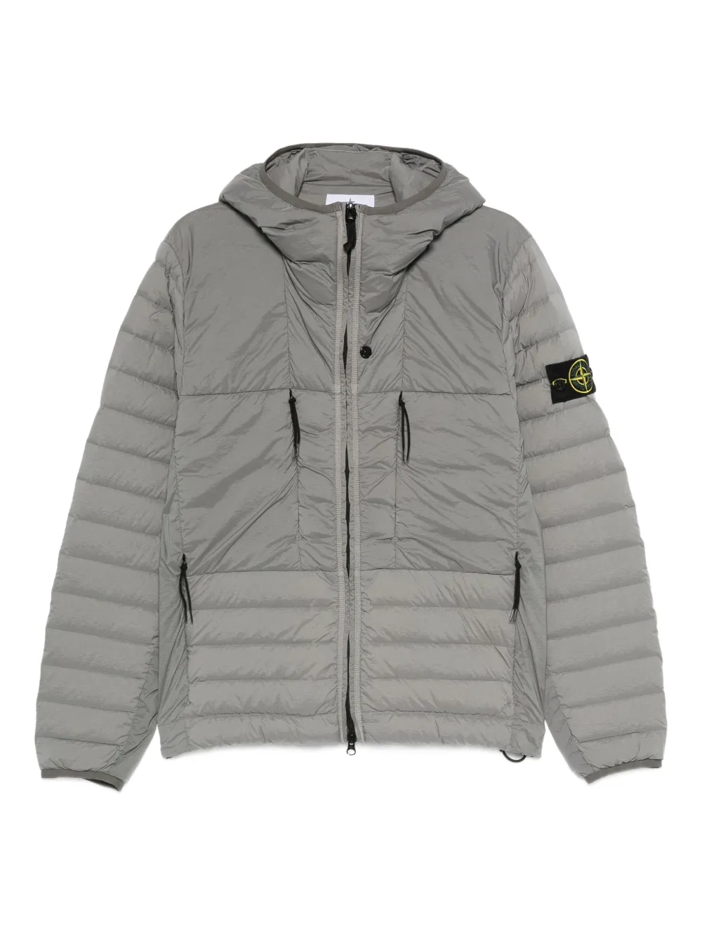 Стеганая куртка с капюшоном Stone Island, серый
Стеганая куртка с капюшоном Stone Island, серый