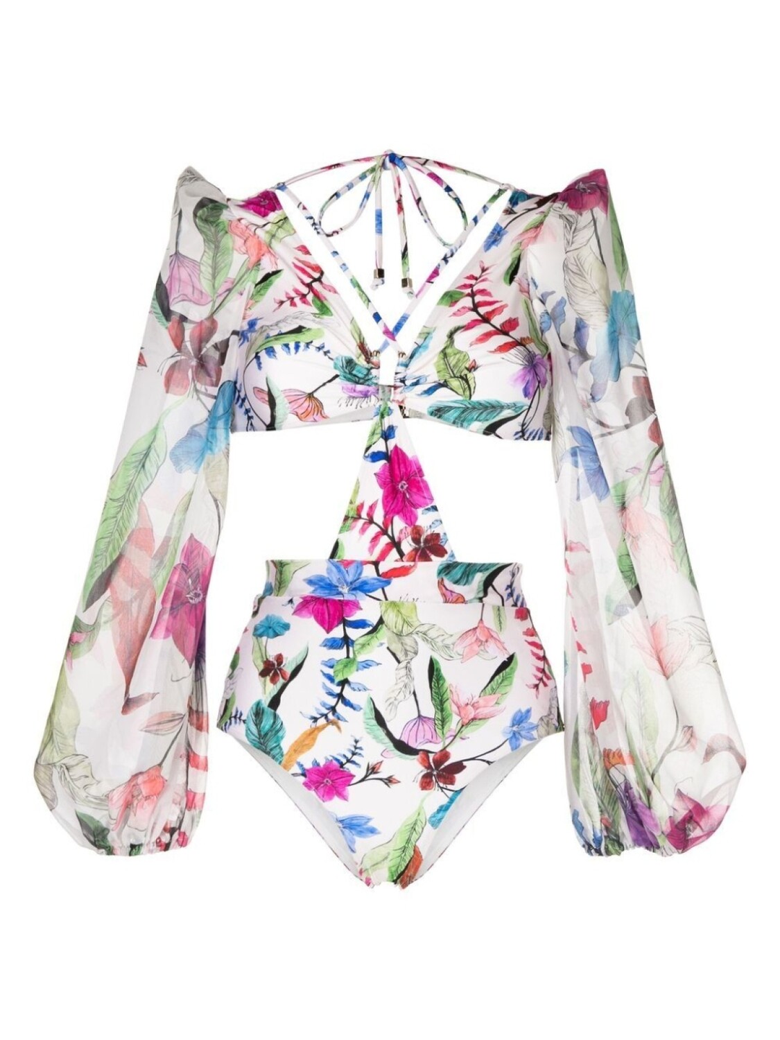 PatBO боди Zamia с вырезами, белый
PatBO боди Zamia с вырезами, белый