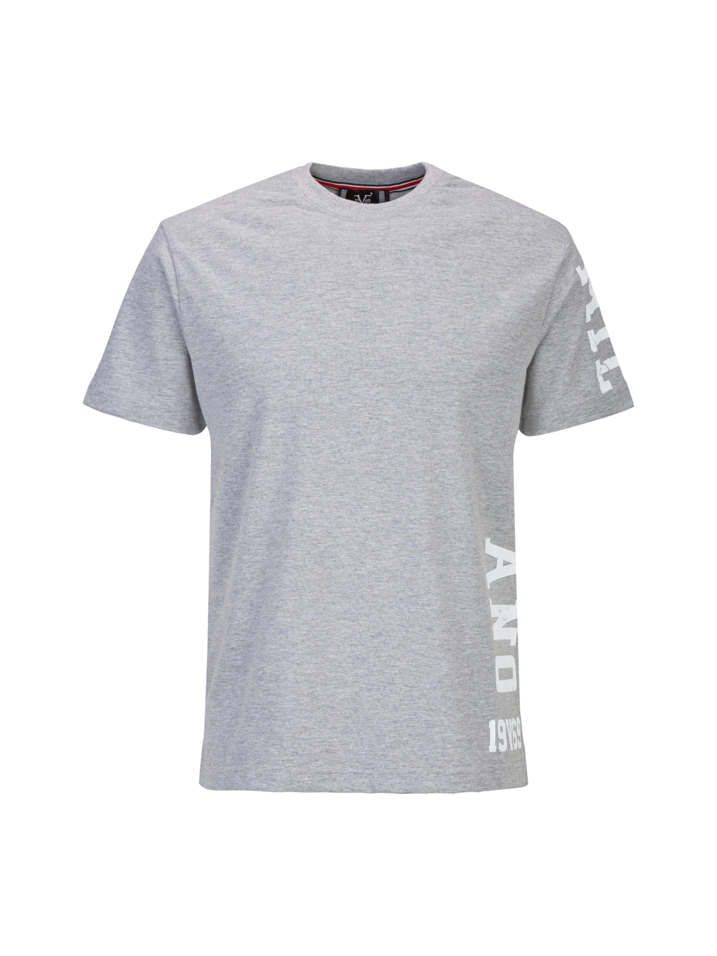 19V69 ITALIA Футболка 'Tamaro' в крапчатом сером
19V69 ITALIA Футболка 'Tamaro' в крапчатом сером