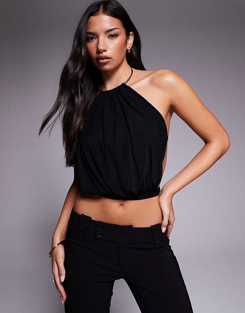 Топ Tiger Mist Evanna с металлическим чокером, вырезным галстуком и открытой спиной, черный цвет
Топ Tiger Mist Evanna с металлическим чокером, вырезным галстуком и открытой спиной, черный цвет