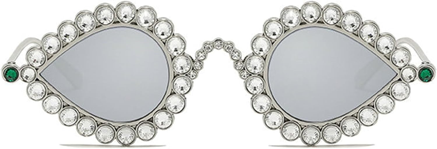 Willochra Модные солнцезащитные очки «кошачий глаз» в стиле панк с бриллиантами для женщин и мужчин, роскошные, со стразами, блестящие, в стиле Y2k, для вечеринок, Silver
Willochra Модные солнцезащитные очки «кошачий глаз» в стиле панк с бриллиантами для женщин и мужчин, роскошные, со стразами, блестящие, в стиле Y2k, для вечеринок, Silver