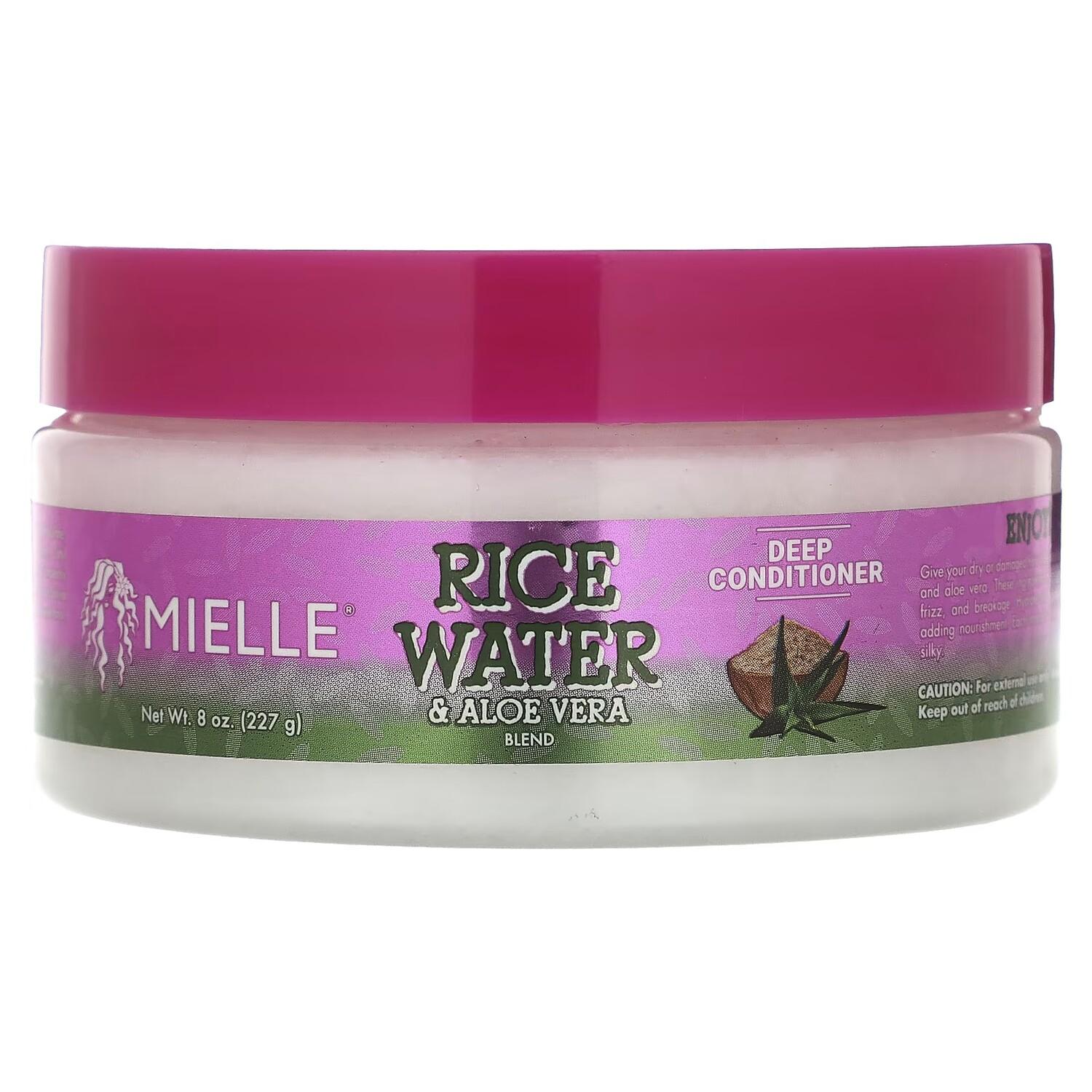 Кондиционер Mielle Rice Water & Aloe Vera Blend, 227 г
Кондиционер Mielle Rice Water & Aloe Vera Blend, 227 г