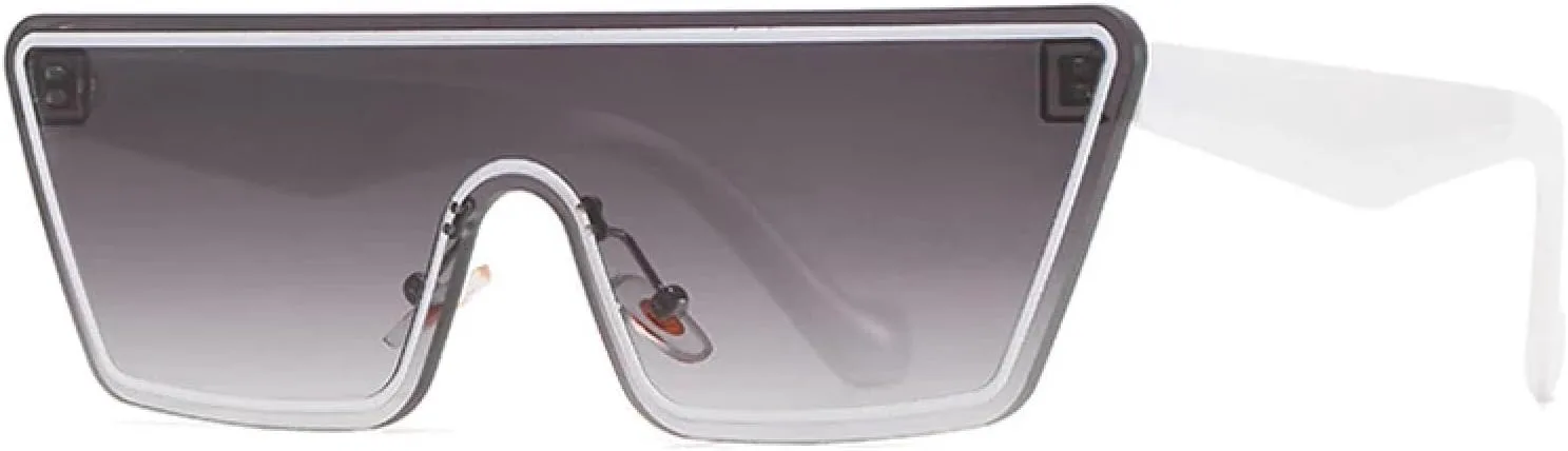 Модные цельные солнцезащитные очки для женщин и мужчин в стиле ретро, летние очки для путешествий, очки с защитой от УФ-излучения UV400 TKKTLLT, White Gradient Gray
Модные цельные солнцезащитные очки для женщин и мужчин в стиле ретро, летние очки для путешествий, очки с защитой от УФ-излучения UV400 TKKTLLT, White Gradient Gray