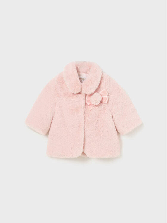 Шуба стандартного кроя Mayoral, розовый 
Шуба стандартного кроя Mayoral, розовый