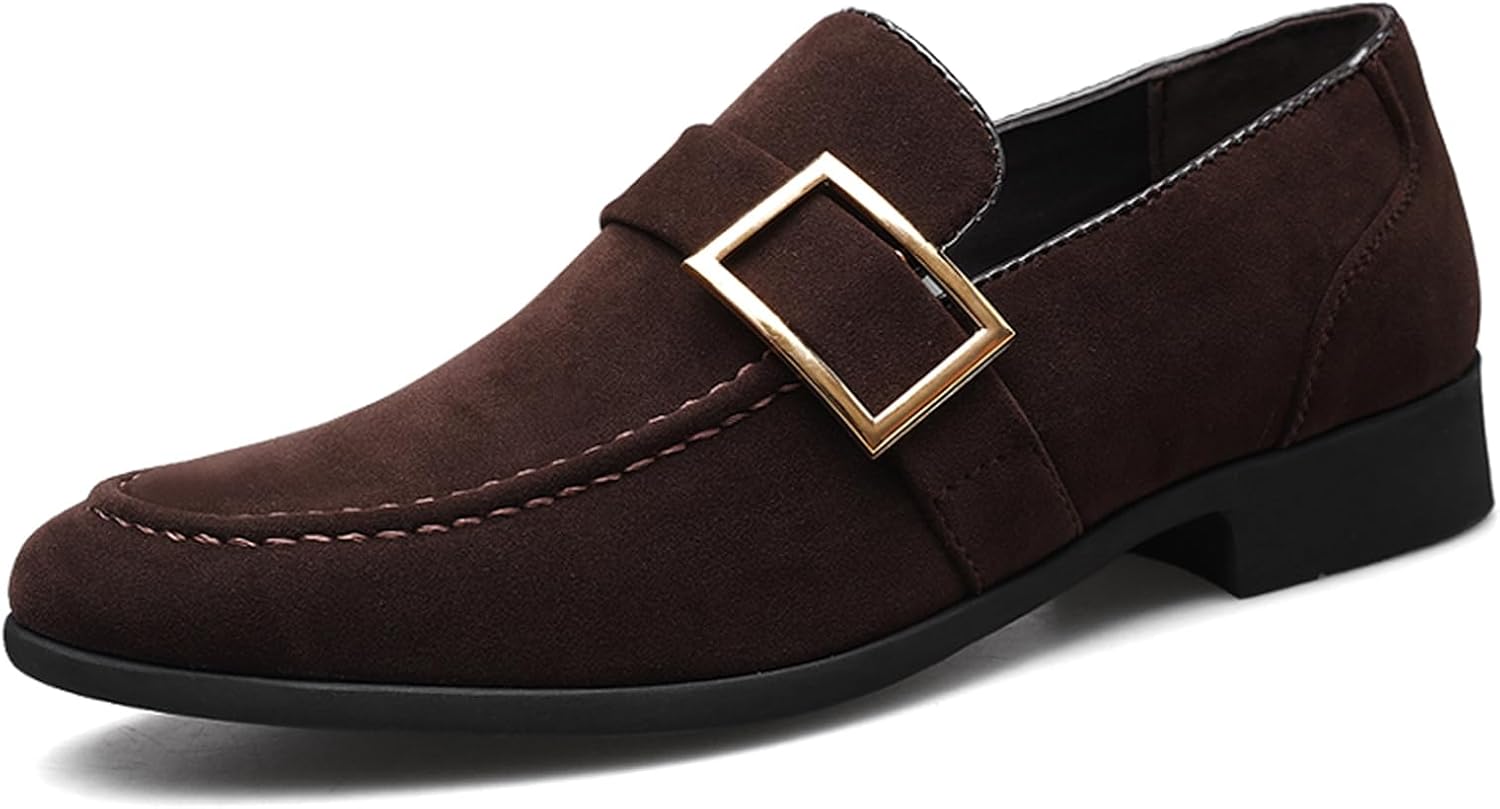 Мужские замшевые лоферы на каждый день и для бизнеса, с отделкой под пенни, классические удобные мокасины Oigunle, коричневый
Мужские замшевые лоферы на каждый день и для бизнеса, с отделкой под пенни, классические удобные мокасины Oigunle, коричневый