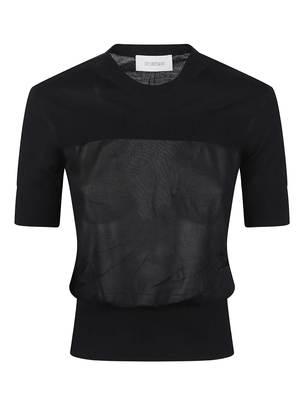 Футболка тонкой вязки SPORTMAX, черный
Футболка тонкой вязки SPORTMAX, черный