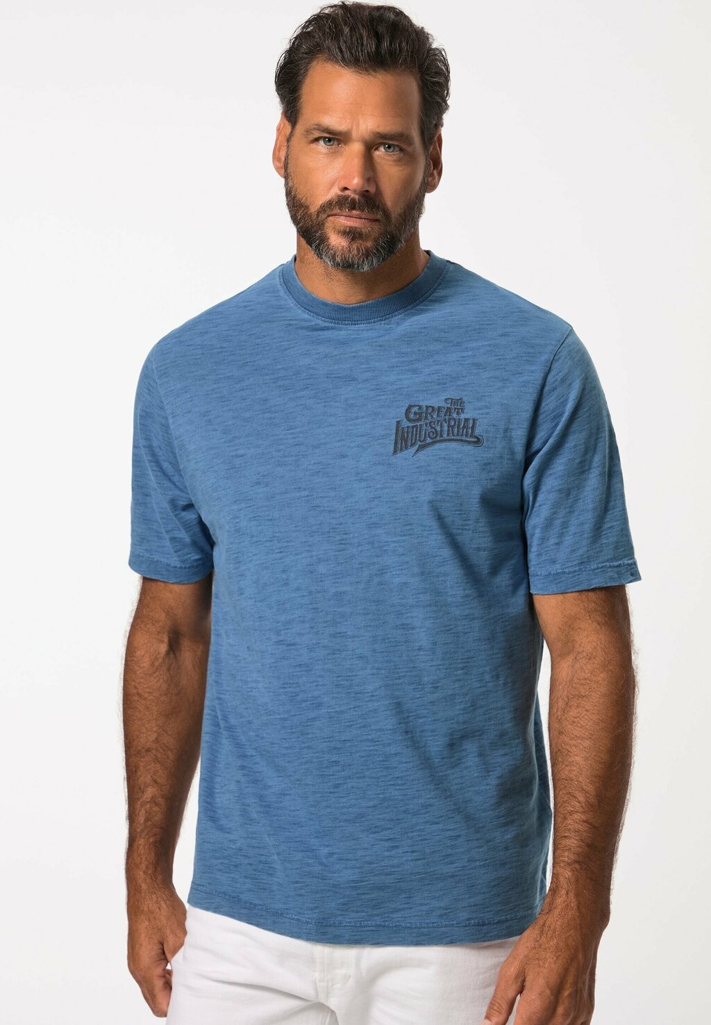 Футболка с принтом SHORT SLEEVE VINTAGE LOOK JP1880, синий деним
Футболка с принтом SHORT SLEEVE VINTAGE LOOK JP1880, синий деним