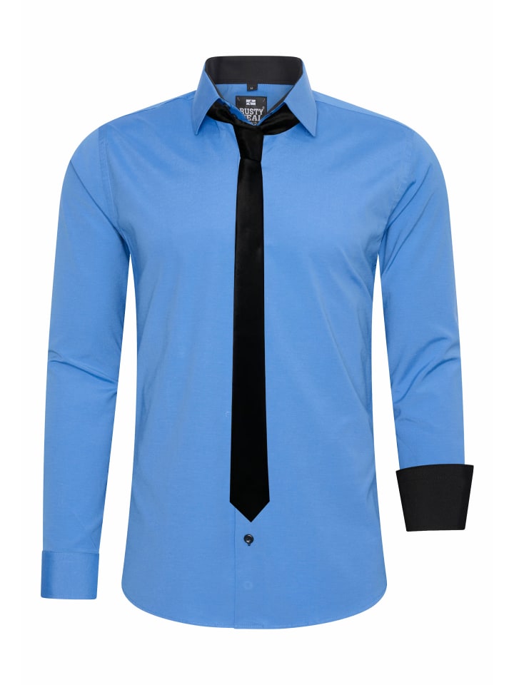 Rusty Neal Рубашка и галстук синего цвета
Rusty Neal Рубашка и галстук синего цвета