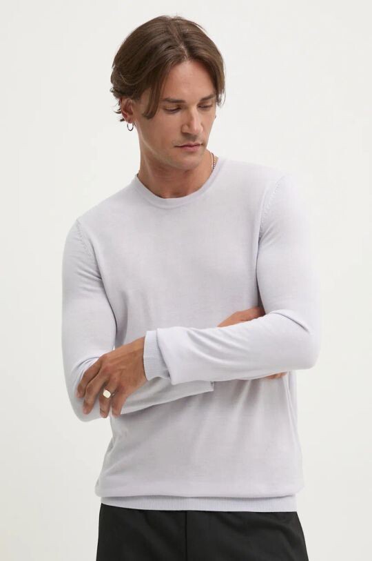 Шерстяной свитер Hugo, фиолетовый 
Шерстяной свитер Hugo, фиолетовый