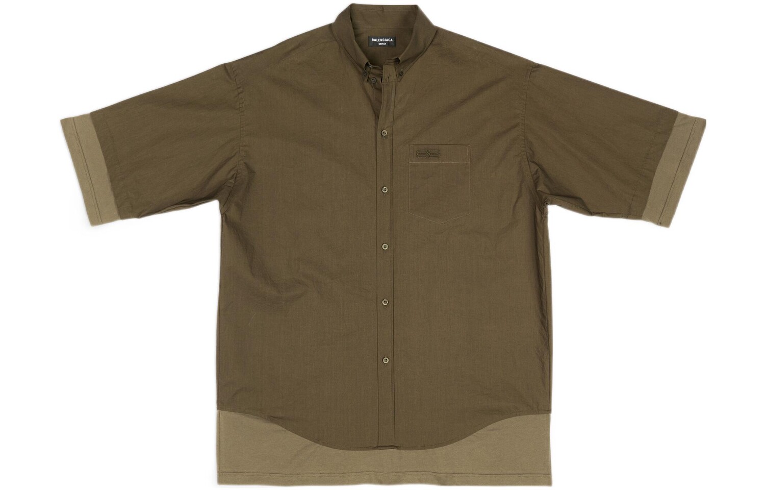 Рубашка BB Icon Layered с коротким рукавом, свободного кроя Balenciaga, темно-зеленый
Рубашка BB Icon Layered с коротким рукавом, свободного кроя Balenciaga, темно-зеленый