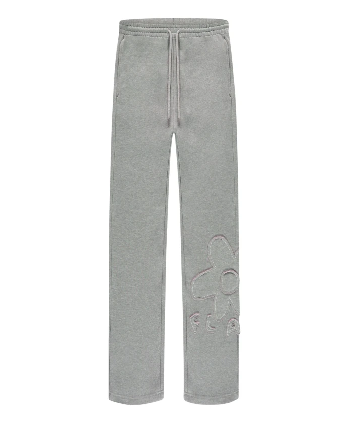 Спортивные штаны с цветочными нашивками FlãNeur, серый
Спортивные штаны с цветочными нашивками FlãNeur, серый