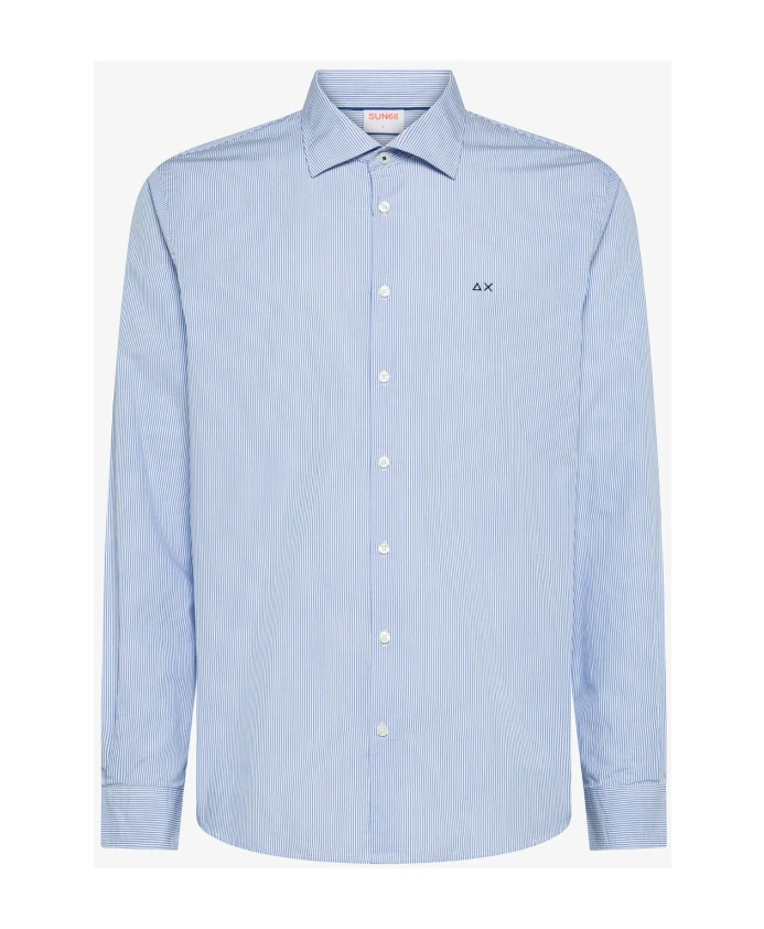 Рубашка в классическую полоску Sun68, синий
Рубашка в классическую полоску Sun68, синий