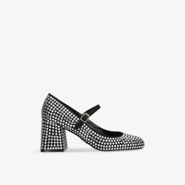 Туфли-Лодочки из искусственной замши на каблуке, украшенные стразами Steve Madden, черный
Туфли-Лодочки из искусственной замши на каблуке, украшенные стразами Steve Madden, черный