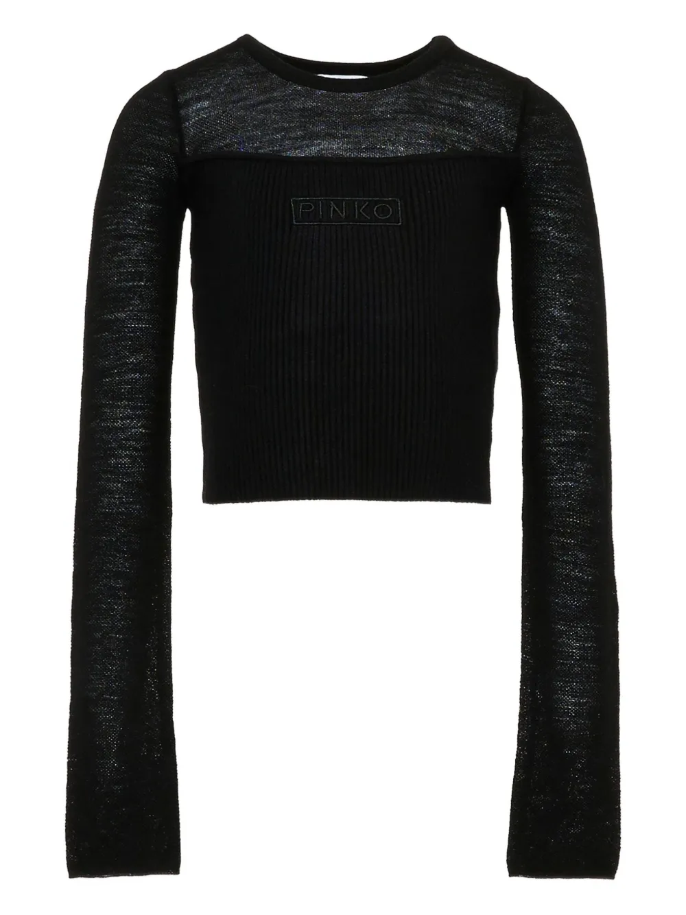 Вязаный свитер с вышивкой логотипа Pinko Kids, черный
Вязаный свитер с вышивкой логотипа Pinko Kids, черный