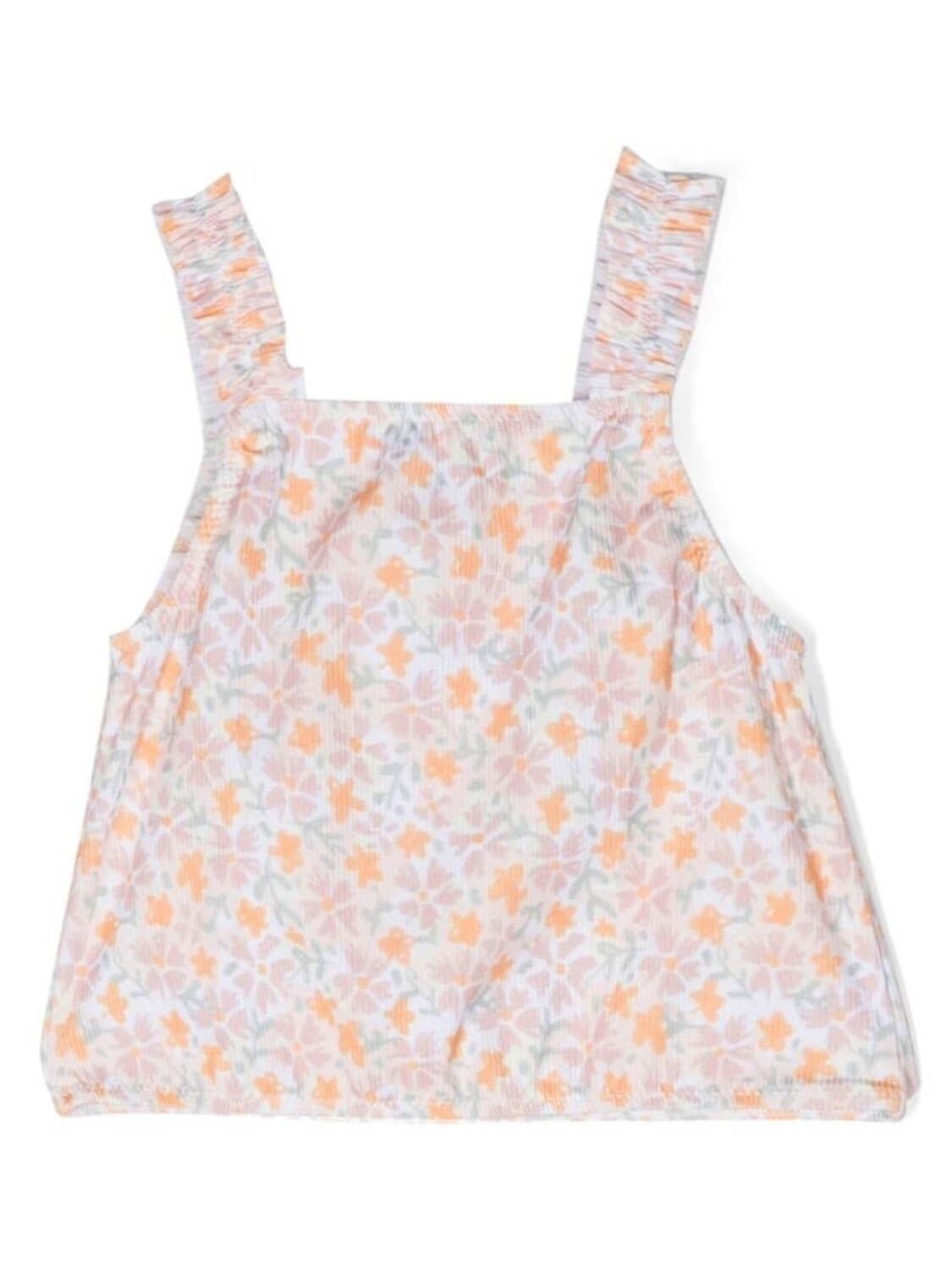 Knot топ без рукавов с цветочным принтом, оранжевый
Knot топ без рукавов с цветочным принтом, оранжевый