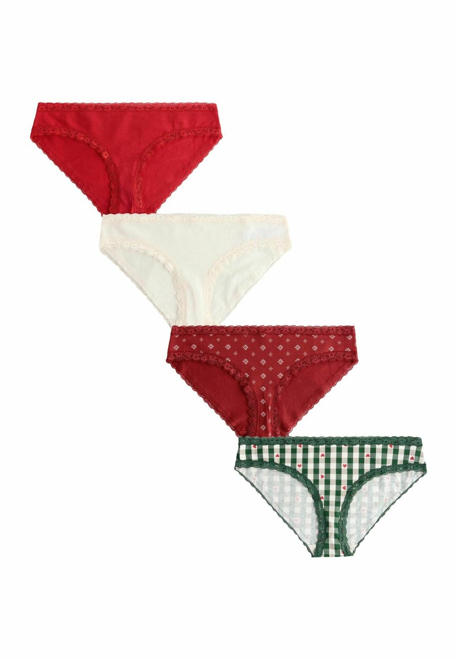 Брифы Next HIGH LEG TRIM FOUR PACK, Red Heart Green Check/Red
Брифы Next HIGH LEG TRIM FOUR PACK, Red Heart Green Check/Red