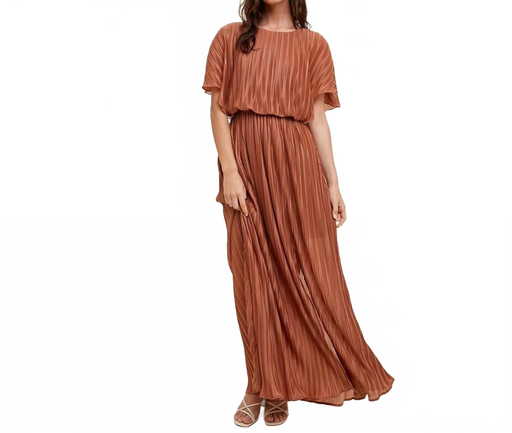 Складное макси-платье в розовом золоте WISHLIST
Складное макси-платье в розовом золоте WISHLIST