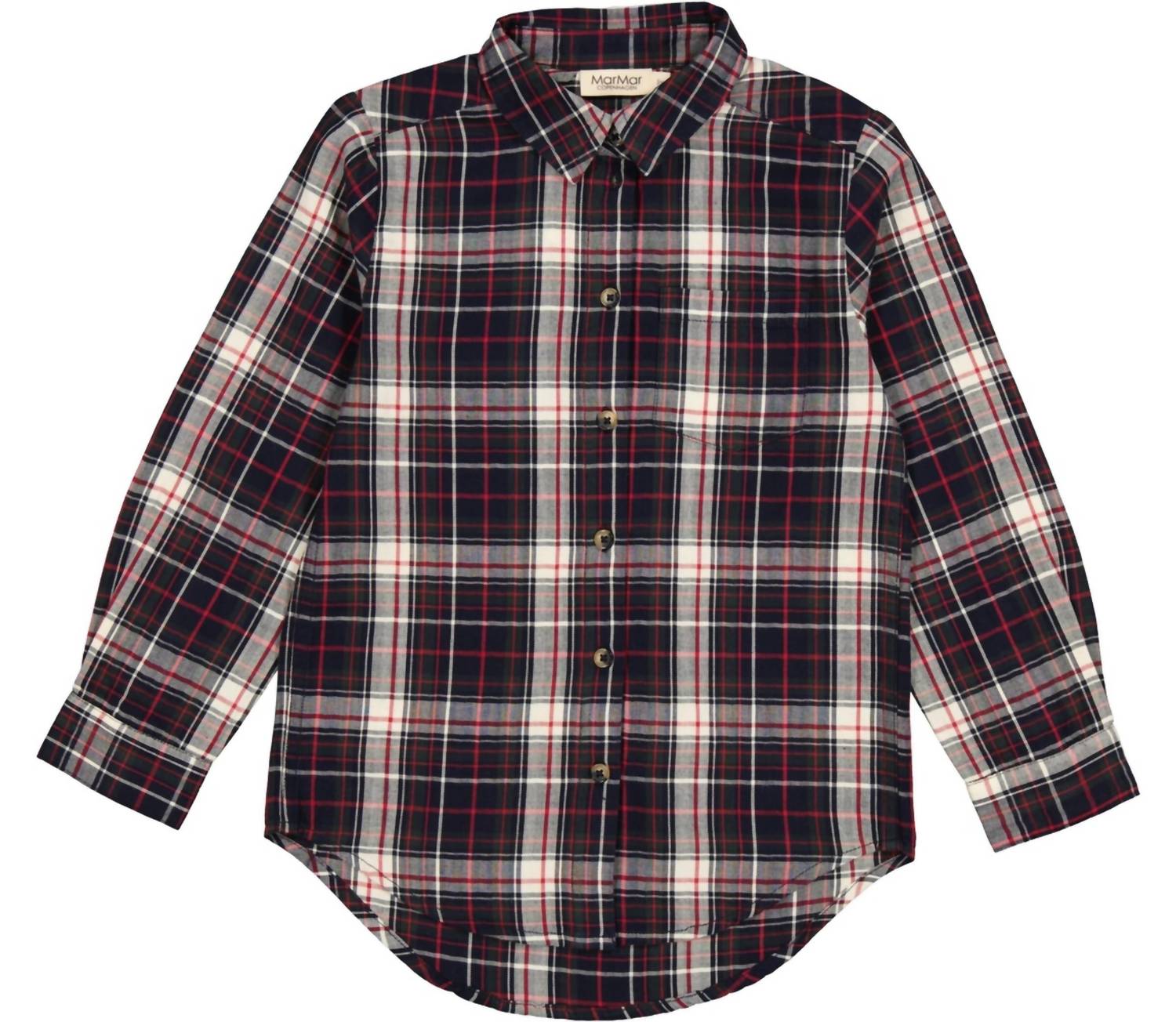 Детская рубашка Tommy с длинным рукавом в черном цвете MarMar Copenhagen
Детская рубашка Tommy с длинным рукавом в черном цвете MarMar Copenhagen