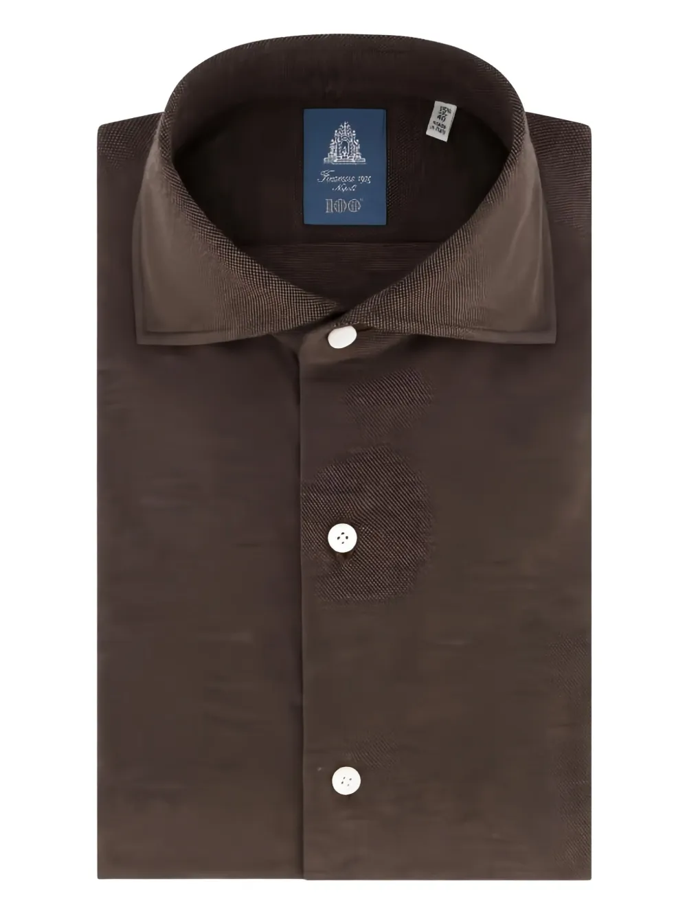 Рубашка на пуговицах Finamore 1925 Napoli, коричневый
Рубашка на пуговицах Finamore 1925 Napoli, коричневый