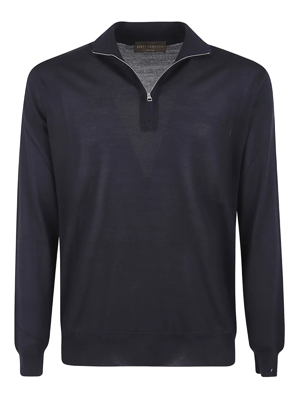 Футболка из кашемира на молнии Brett Johnson, синий
Футболка из кашемира на молнии Brett Johnson, синий